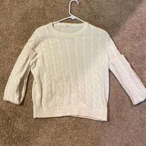 Off white knit sweater